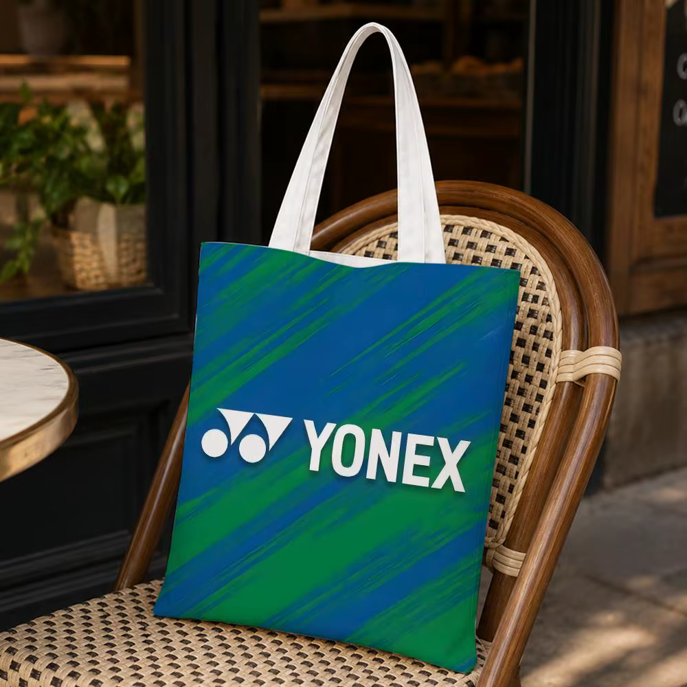 Sacs de rangement de la marque Yonex, sac de courses pliable en toile, sac de courses réutilisable e