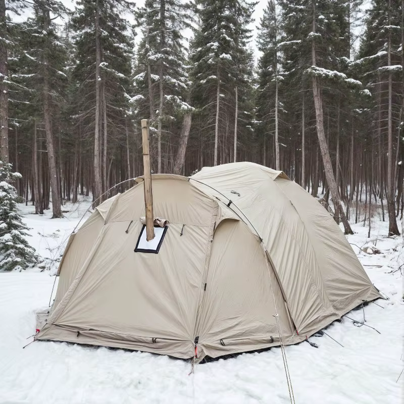 Tente de Camping ultralégère de grand espace, tente Tunnel Portable et étanche pour Couple en plein 
