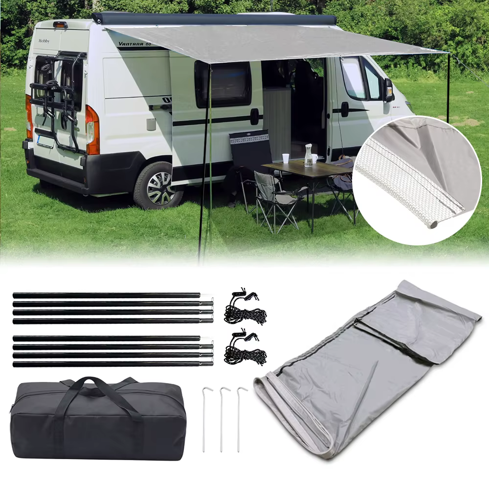 Ensemble de tente de camping pour camping-car, auvent de protection solaire pour camping-car, tente 