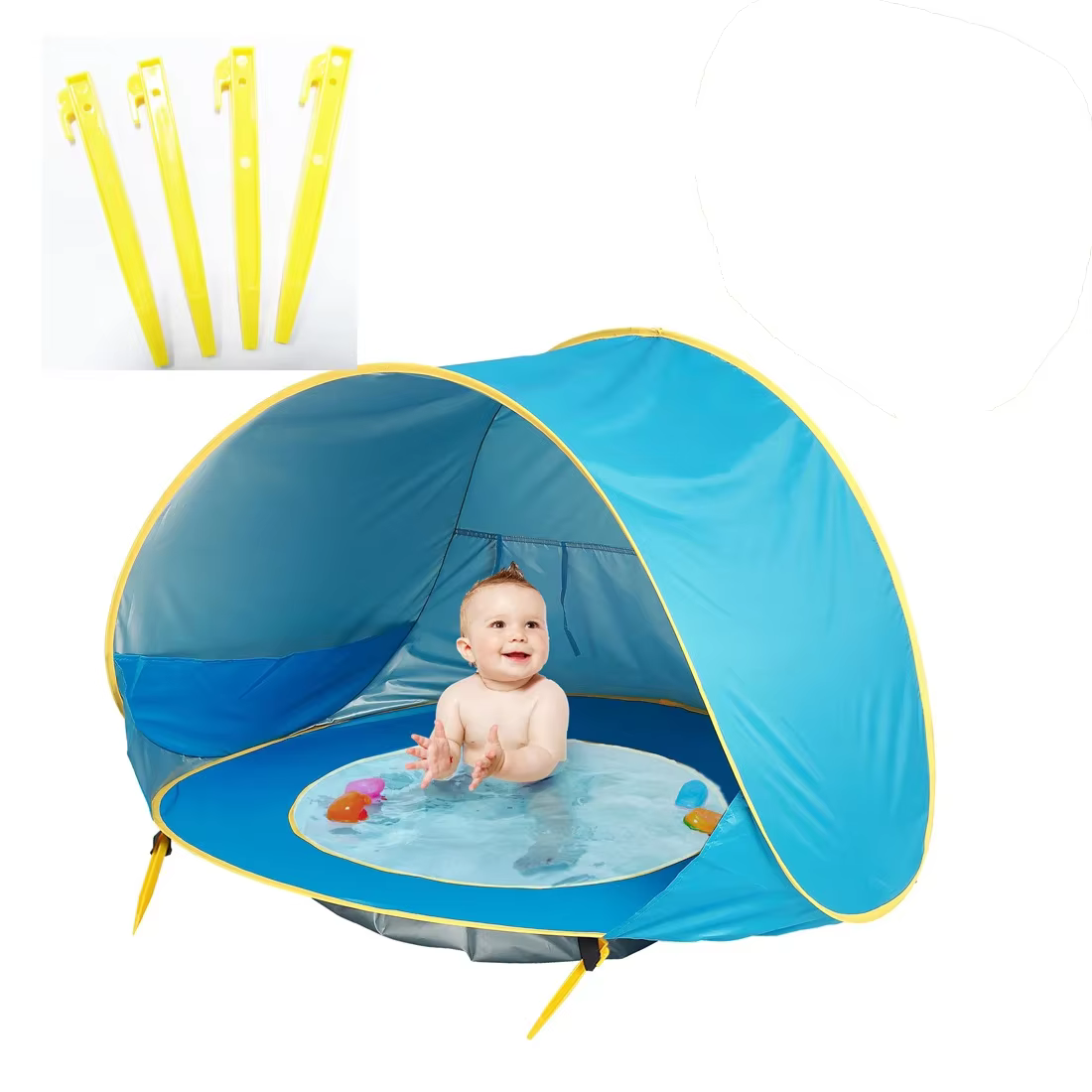Tente de plage pour bébé, ombre Portable, Protection UV, abri solaire pour nourrissons, jouets d'ext