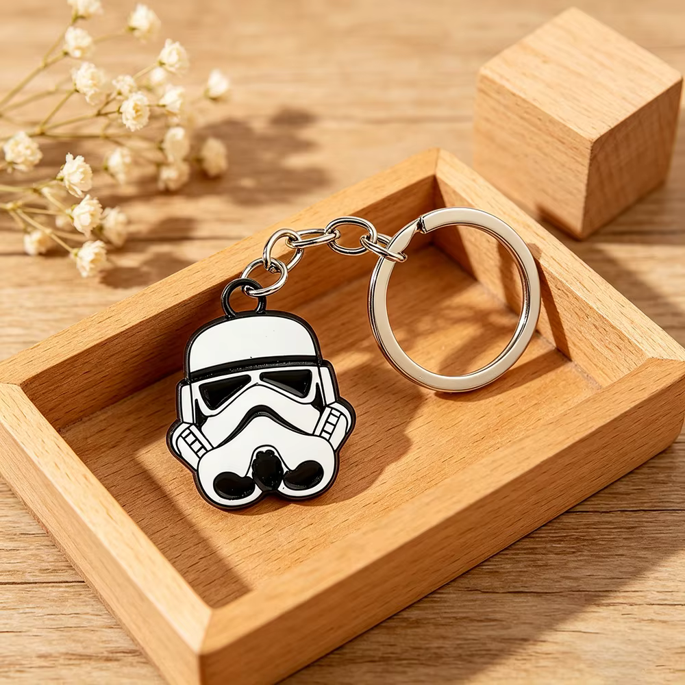 Porte-clés Robot Stormtrooper Star Wars, Breloque de Mode pour Voiture et Sac, Accessoire de Sac à D