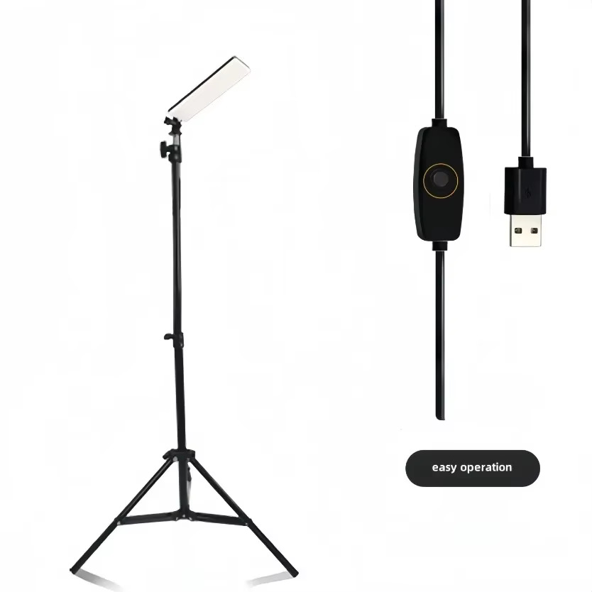 Lampe de travail Led Portable pour l'extérieur, trépied USB, lampe de Camping, projecteur SMD, pilie