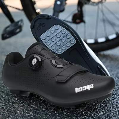 Chaussures de cyclisme VTT pour femme, chaussures à pédale plate, chaussures de vélo de route, baske