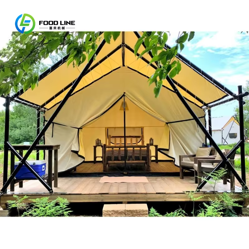 Tente de camping personnalisée de luxe pour la famille, tente de safari, couleurs personnalisées dis