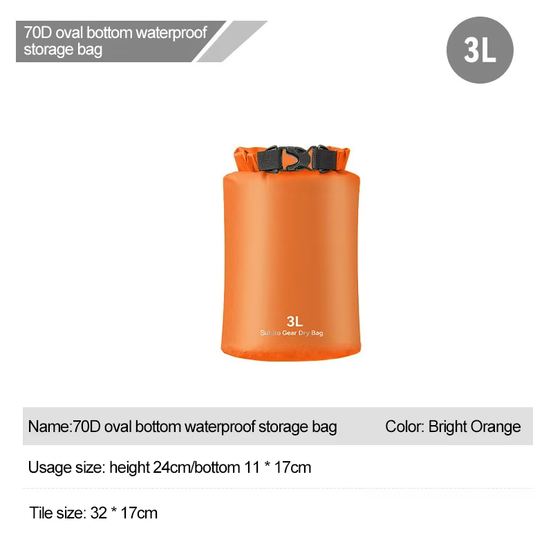 3L/5L/12L/20L/35L sac sec étanche sac extérieur ultraléger dérive natation vêtements sac de rangemen