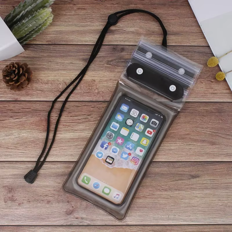 Sac de téléphone étanche Transparent bonne étanchéité airbags livraison garçon téléphone étui étanch