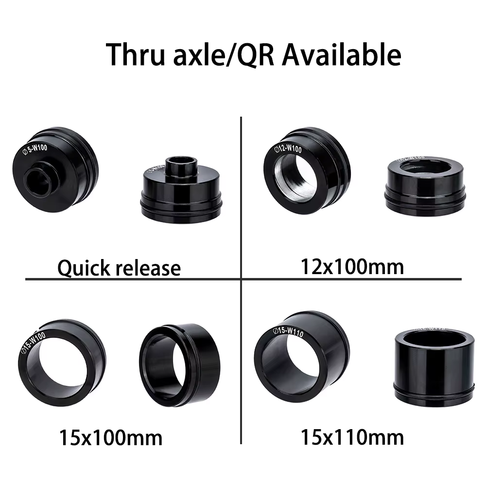 ZTTO support de fourche de vélo support de transport de voiture dégagement rapide à travers l'axe in