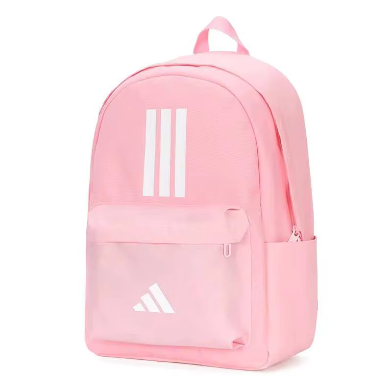 Nouveau sac à dos rose Adidas pour femmes, sac à dos décontracté avec logo minimaliste, léger, pour