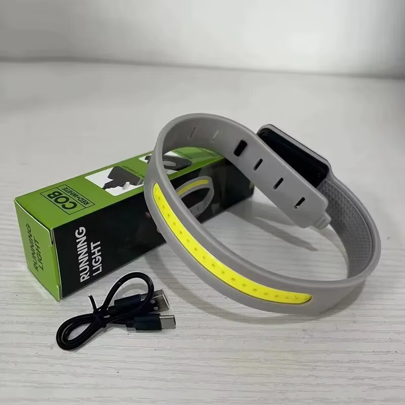 Mini lampe de poignet COB portable à LED, lanterne aste en iode, lampe de sécurité, course de nuit,