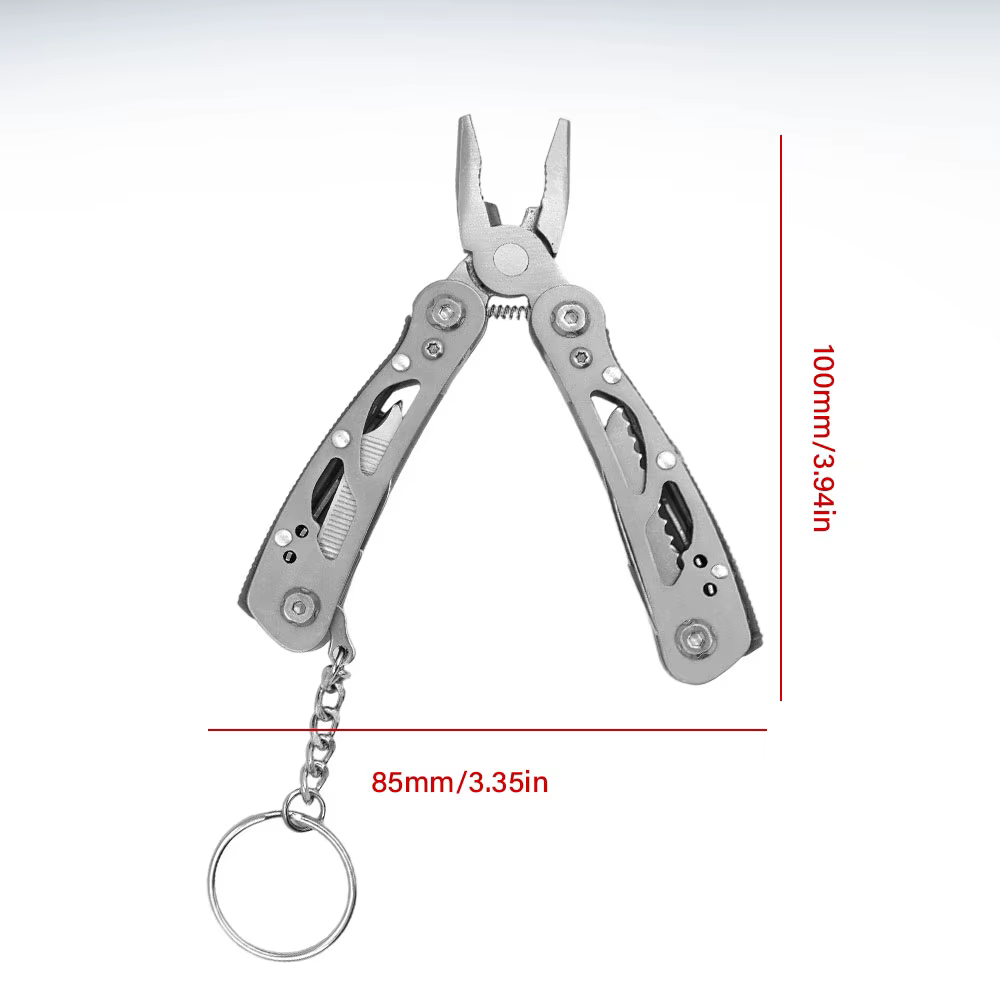 Couteau de poche multifonction pliable, pinces mini portables, outil de réparation multifonctionnel