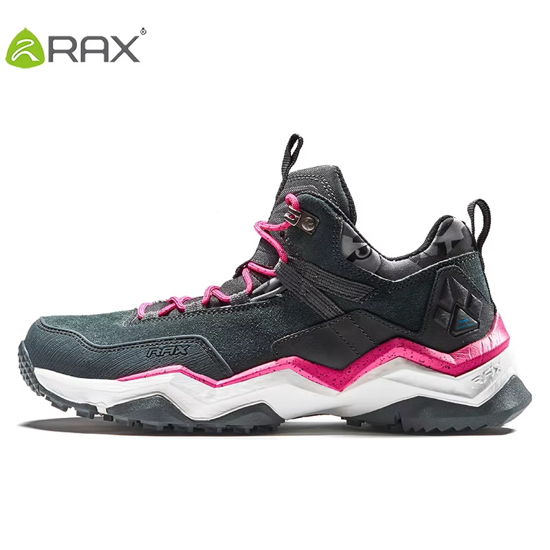 Rax-Chaussures de randonnée imperméables pour hommes, randonnée en plein air, pêche, calcul de degré