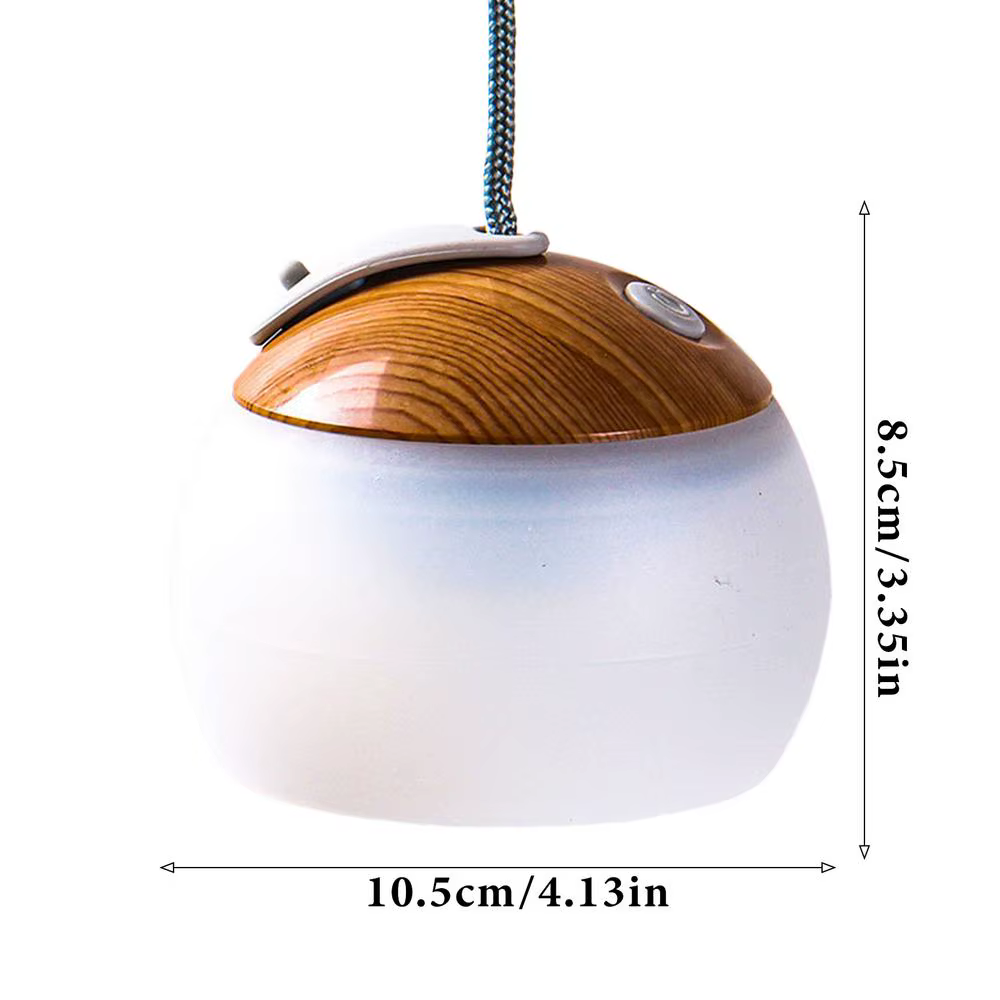Lumière de tente de Camping avec crochet 4 modes lumière LED réglable lanterne extérieure Portable l
