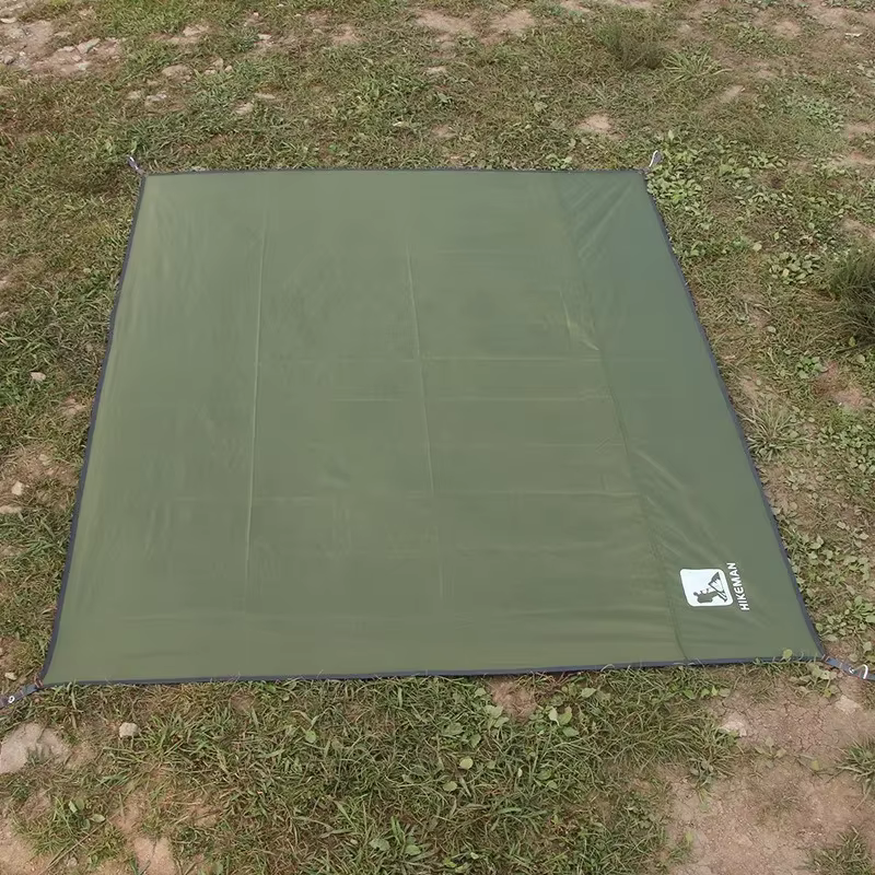 Bâche de tente de Camping Portable 210D, feuille de sol étanche, tapis carré, abri solaire, tapis de