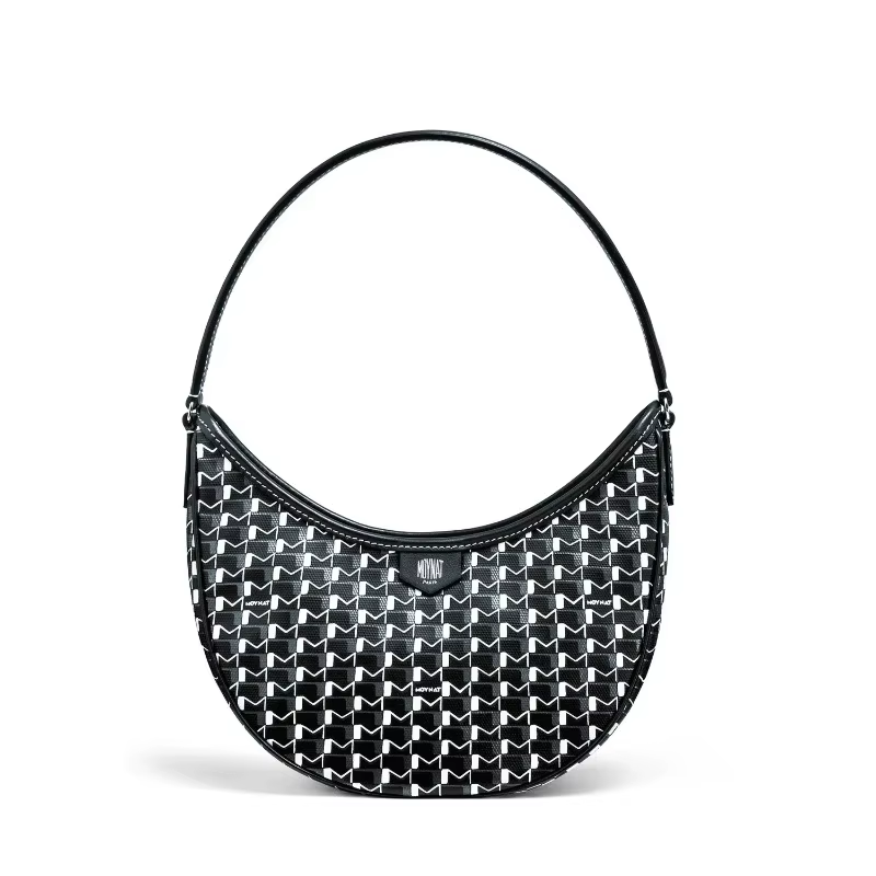 Sacs de créateurs de luxe pour femme, mode 2026, sac à bandoulière demi-lune monogramme, sac bandoul