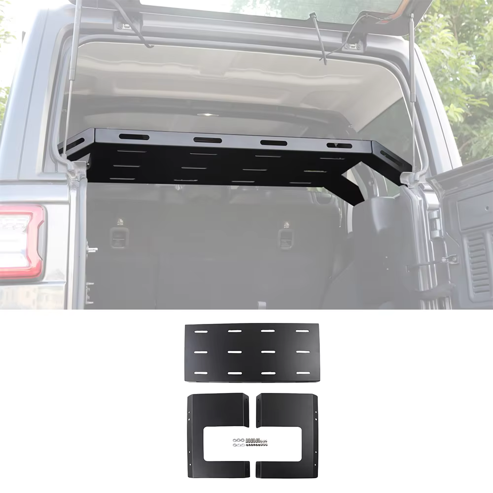 Porte-bagages de coffre de voiture, étagère de rangement arrière pour bagages, plateau organisateur,