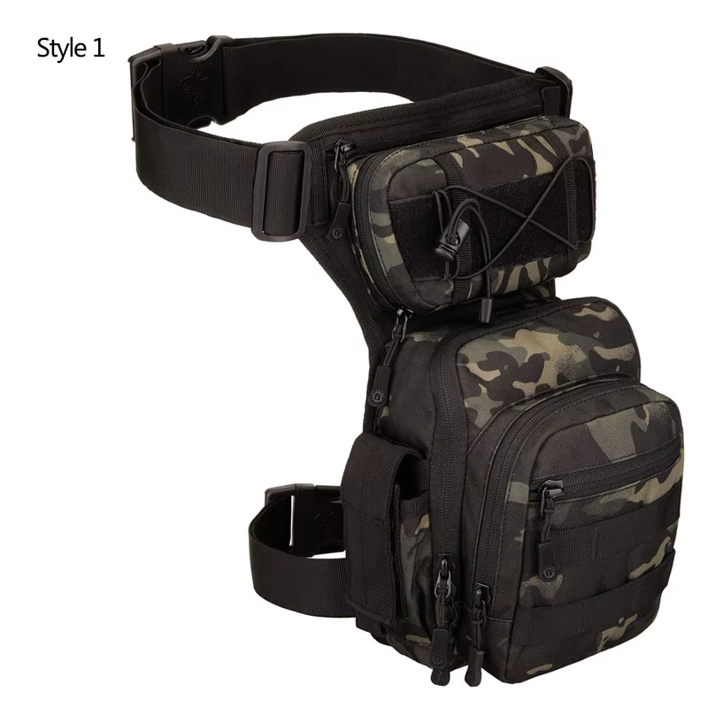 Sac de jambe à la taille pour homme, ceinture utilitaire, DulHiking, hanche masculine, moto, sport, 