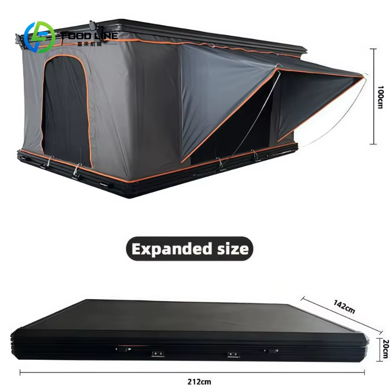 Tente de toit personnalisée pour voiture - Imperméable, pliable, ouverture automatique rapide, coque
