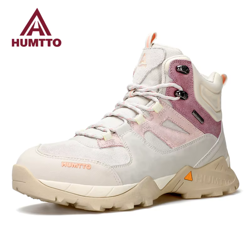 HUMTTO-Chaussures de Randonnée Imperméables pour Femme, Bottes de Luxe de Styliste, Baskets d'Escala