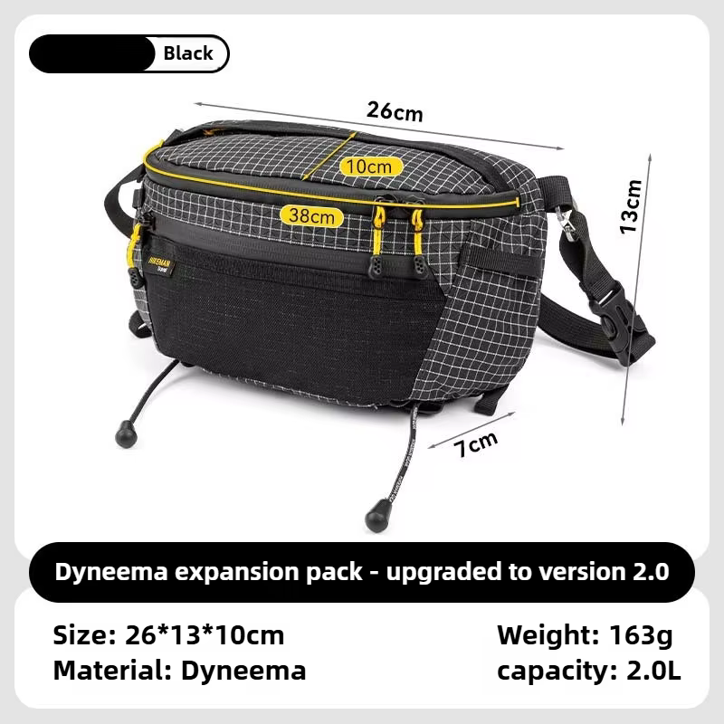 UHMWPE sac de poitrine ultraléger étanche sac de cyclisme tactique Molle VTT randonnée unisexe acces