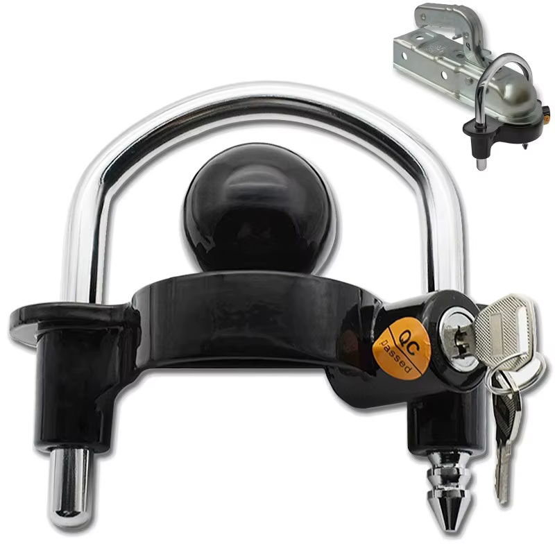 Verrou de sécurité universel pour attelage de remorque, accessoires de remorque, antivol, pour boule