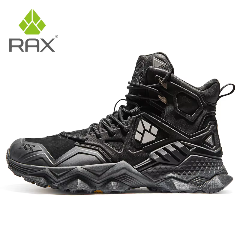 Rax peau de vache chaussures de randonnée hommes imperméable en plein air escalade bottes de chasse