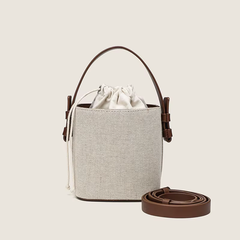 Casaul toile seaux sac concepteur femmes sacs à main Simple épaule sacs à bandoulière tendance été p