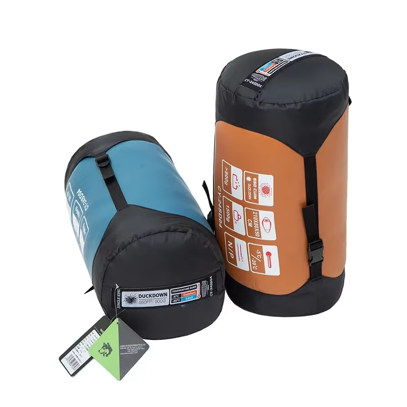 JUNGLE KING hiver vers le bas sac de couchage adulte momie Style chaud trois saisons canard vers le