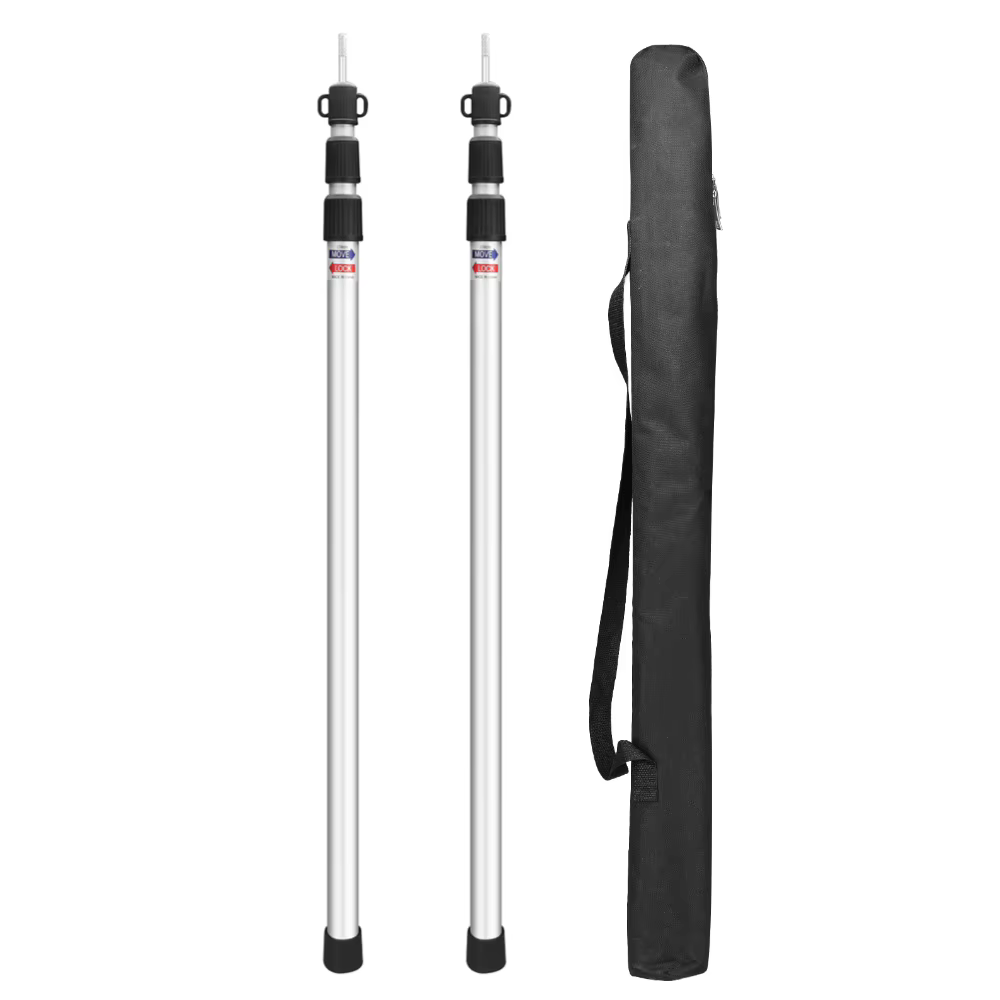 Poteaux de tente robustes, poteaux de bâche, poteaux de auvent, poteaux de tente en aluminium avec b
