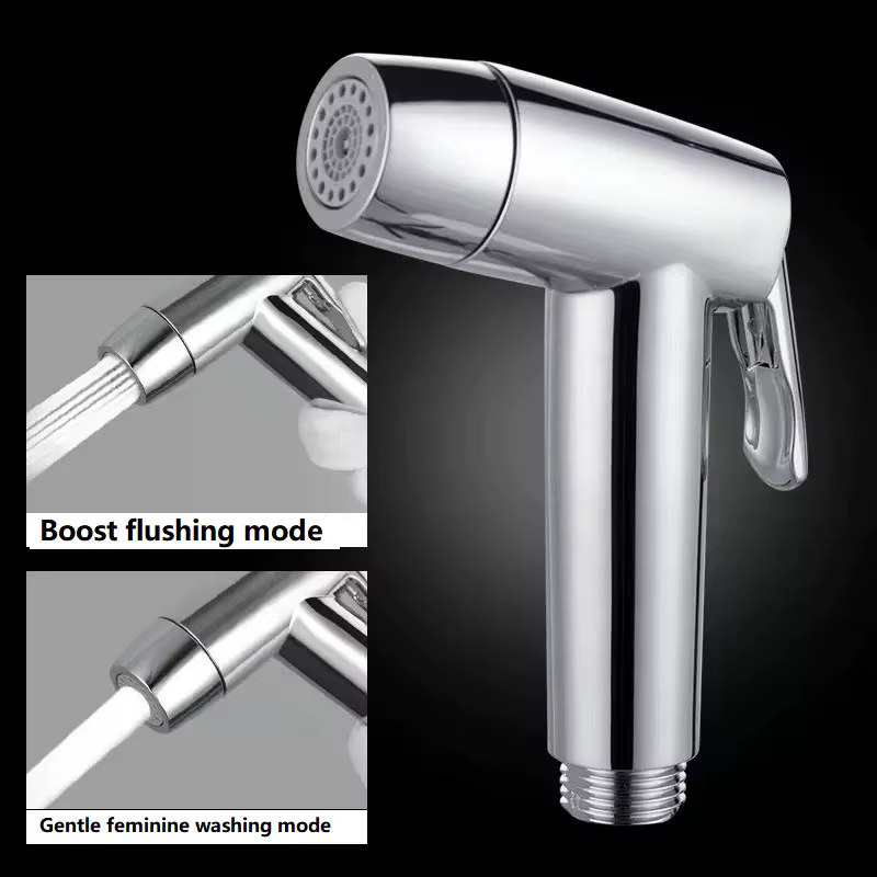 Accessoires de salle de bain : Douchette WC portable en ABS, pistolet de lavage à deux vitesses