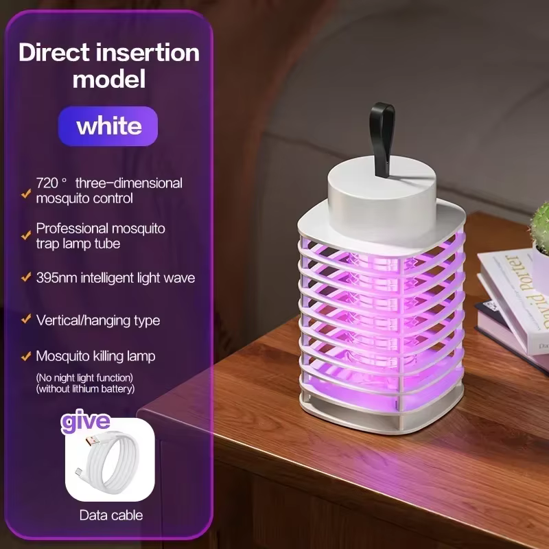 Lampe anti-moustiques à choc électrique USB 5V, piège à mouches, répulsif d'insectes, pour chambre à