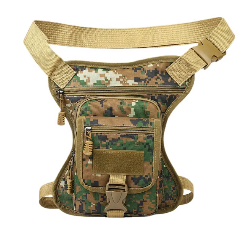 Petit sac de chasse sac de jambe réglable randonnée chasse taille Packs Airsoft Molle sacs de jambe 