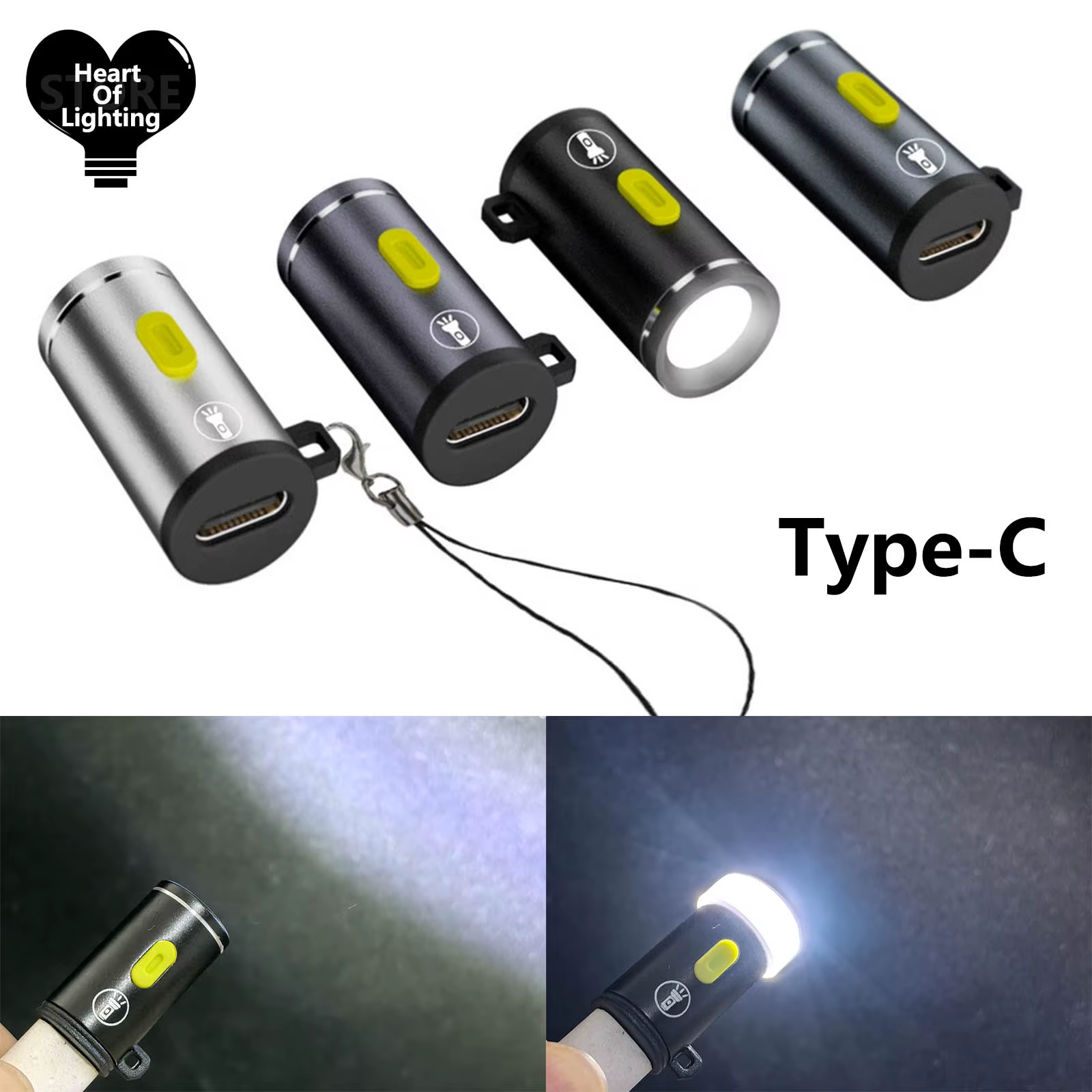 Lampes de poche à haute luminosité, petites lampes de poche super lumineuses, résistantes à l'eau, p