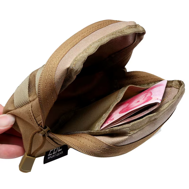 Sacs de taille tactiques d'extérieur 600D, pochette Molle multi-outils, sac de taille à fermeture éc