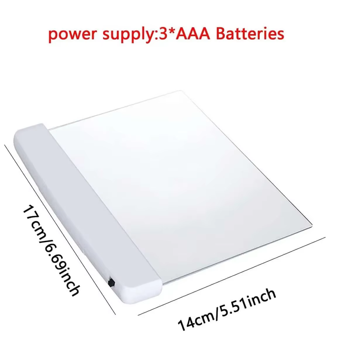 1PC-LED lampe de livre sans fil dortoir lecture de nuit Protection des yeux pile AAA LED lampe de Ta