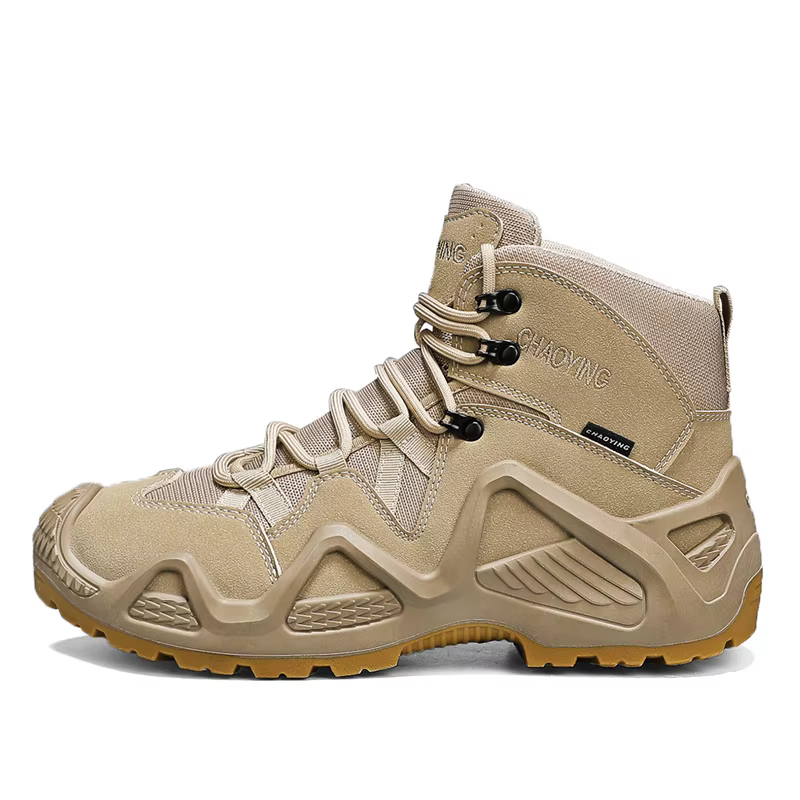 Bottes d'escalade et de randonnée imperméables pour hommes, chaussures de plein air, armée, militair