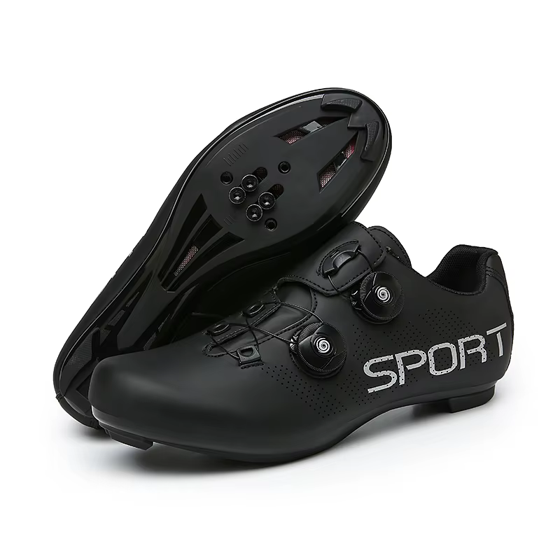 Chaussures de cyclisme 2026 VTT avec crampons pour hommes, chaussures de vélo de sport en carbone po