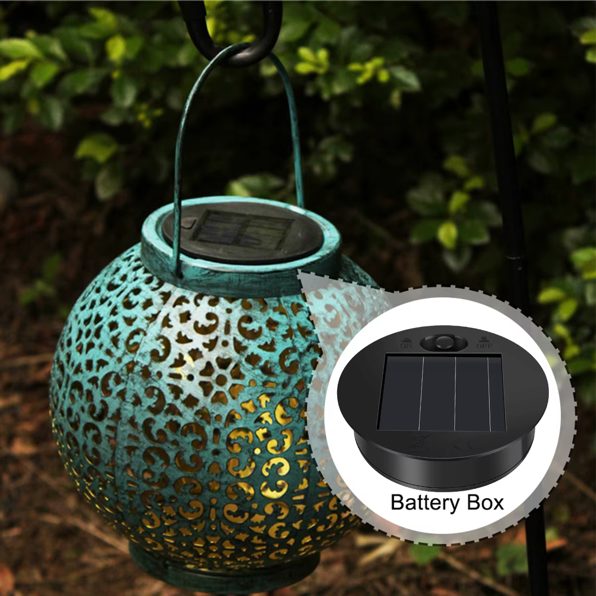 4/2pc lanterne solaire lumière remplacement haut LED panneau solaire lanterne couvercle lumières sol