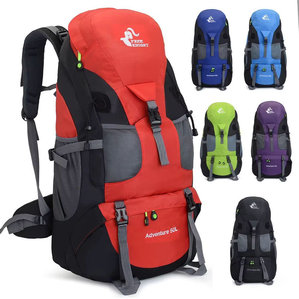 Free Knight-Sac à dos de randonnée résistant à l'eau pour homme, sac de jour de camping, sac à dos d