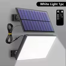 Lampe solaire extérieure à détecteur de mouvement 400 LED, éclairage mural solaire 3 modes, projecte