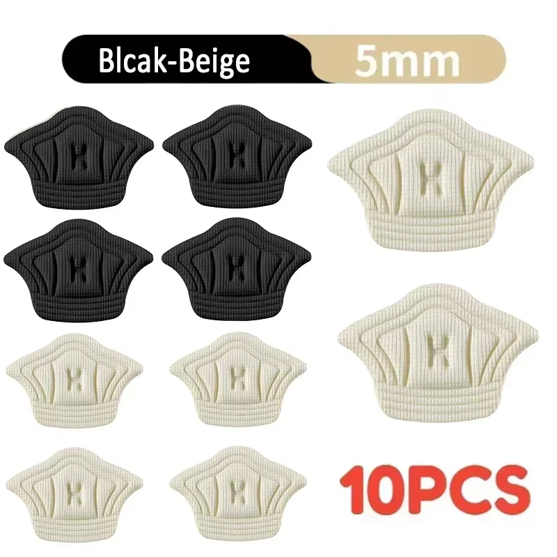 5 paires de semelles intérieures pour chaussures, coussinets de talon pour chaussures de Sport, tail