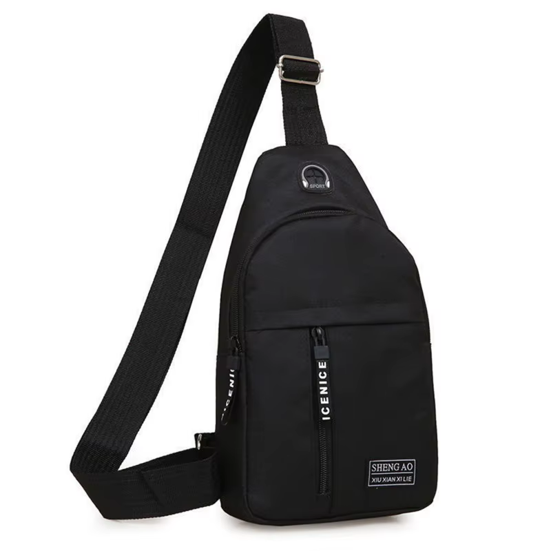 Sac à bandoulière Vintage en toile et cuir pour hommes, petit sac à bandoulière multifonctionnel pou