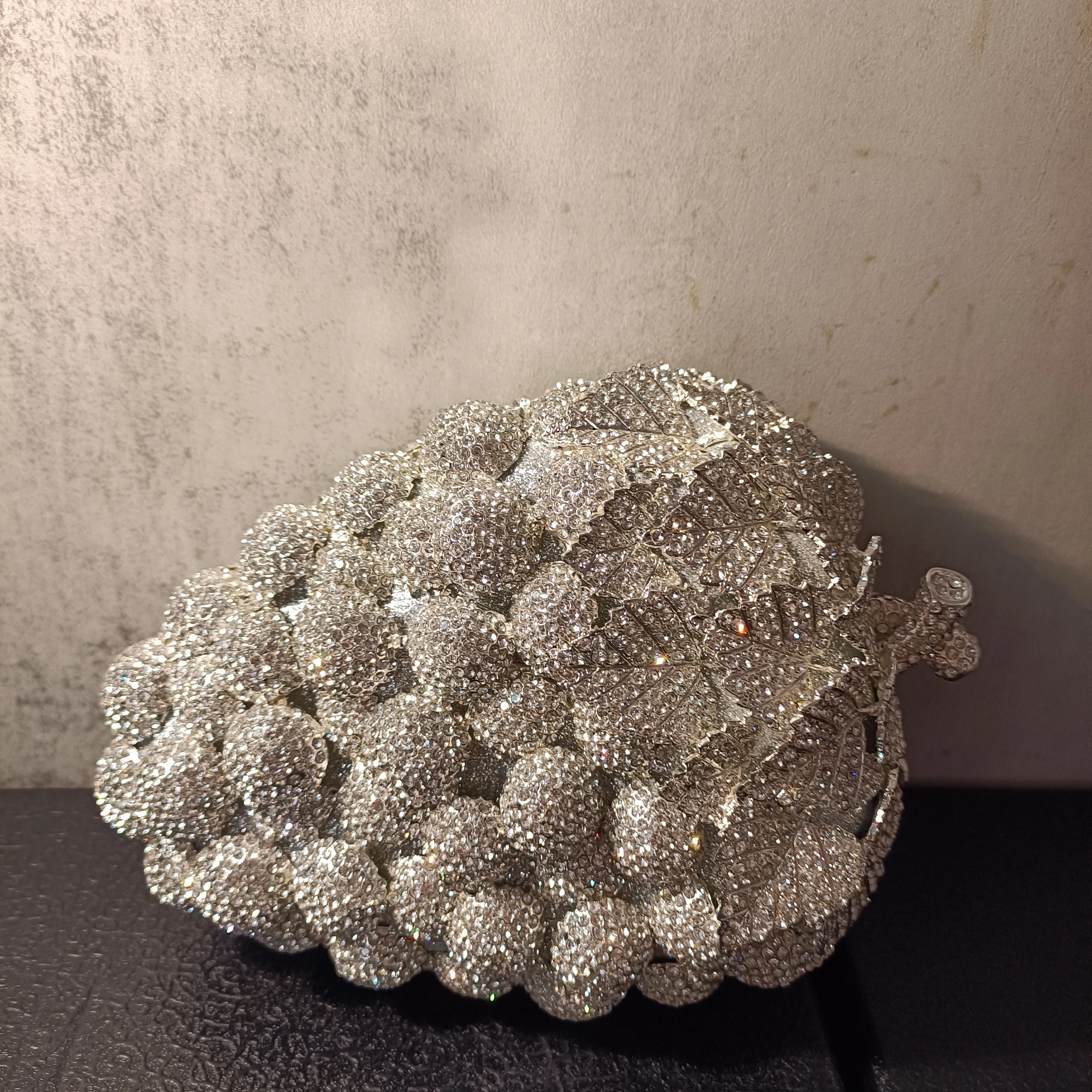 Mode raisin cristal sacs sac à main violet concepteur femmes fête embrayages Mini pochettes livraiso