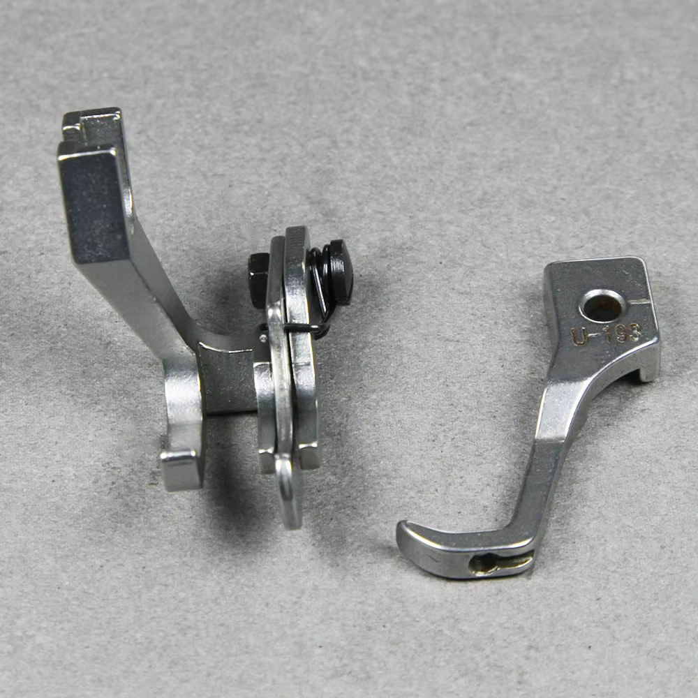 Pied de biche de guidage de bord droit/gauche pour Machine à coudre industrielle DY 0303, accessoire