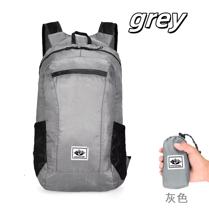 Sac de randonnée en plein air 20L, sac à dos Portable léger, pliable, étanche, ultraléger, pour voya