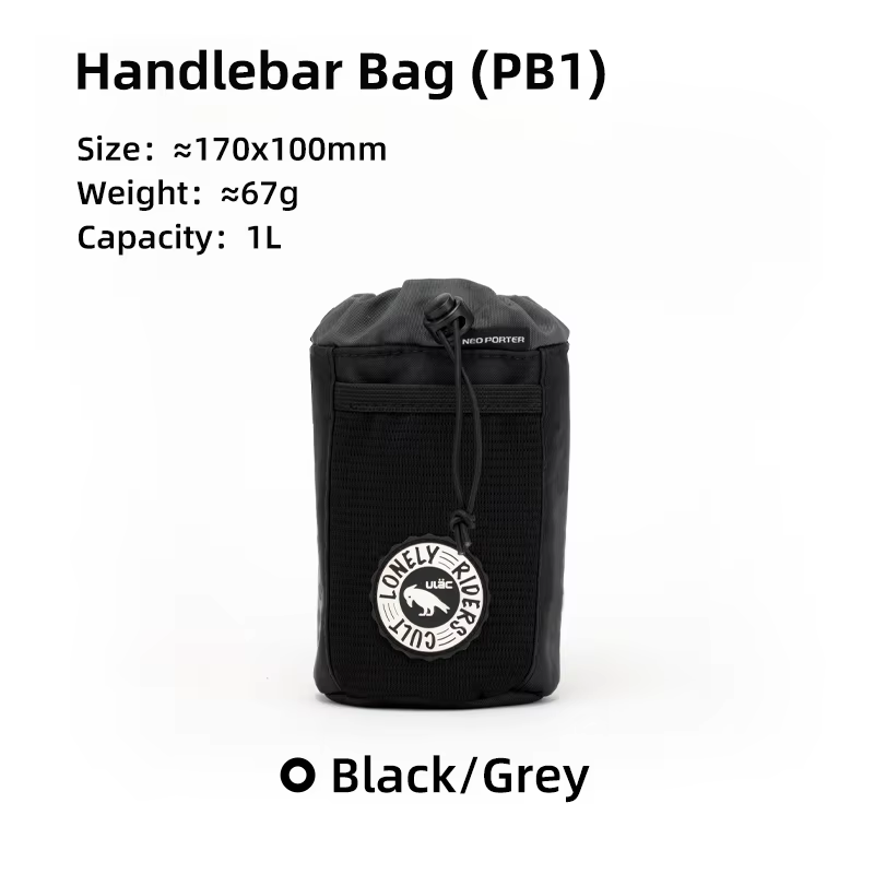 ULAC – sac de guidon de vélo 1,0 l, porte-bouteille d'eau de cyclisme, sac de bouilloire de vélo de