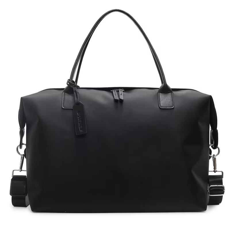 Sac à main tendance de grande capacité avec accents en cuir, simple et polyvalent, un incontournable