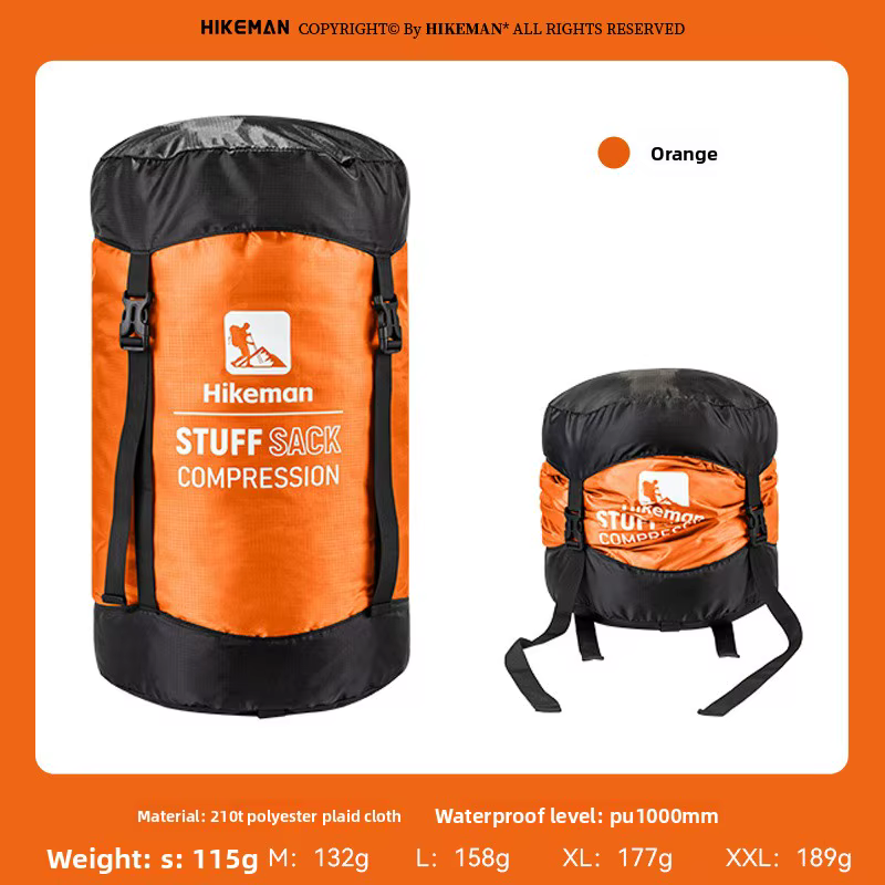 Sac de couchage d'extérieur, sac de Compression, organisateur de rangement de voyage de Camping pour