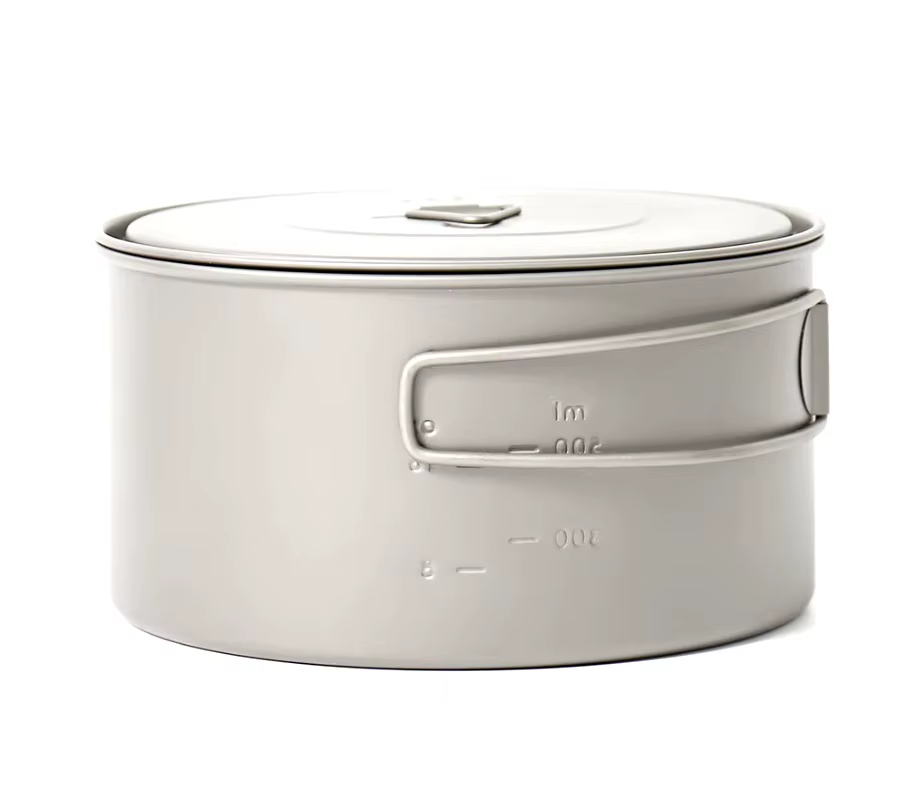 TOAKS POT-900-D130 pur Titane Camping ustensiles de cuisine en plein air, peut être utilisé comme st