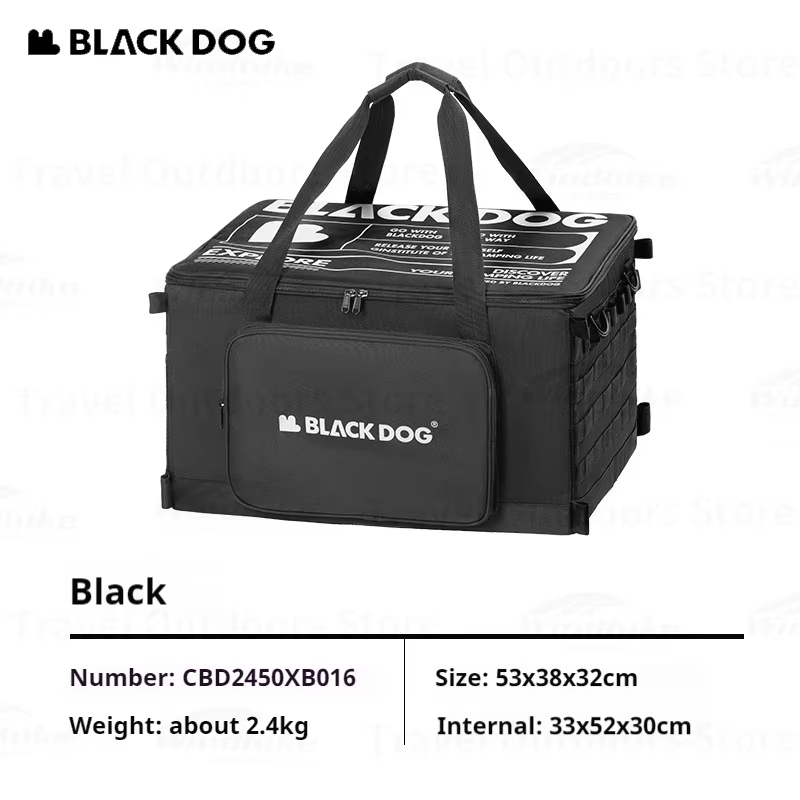 Sac de rangement BLACKDOG 51L, Oxford 600D, grande capacité, sac à main, voyage en plein air, pique-