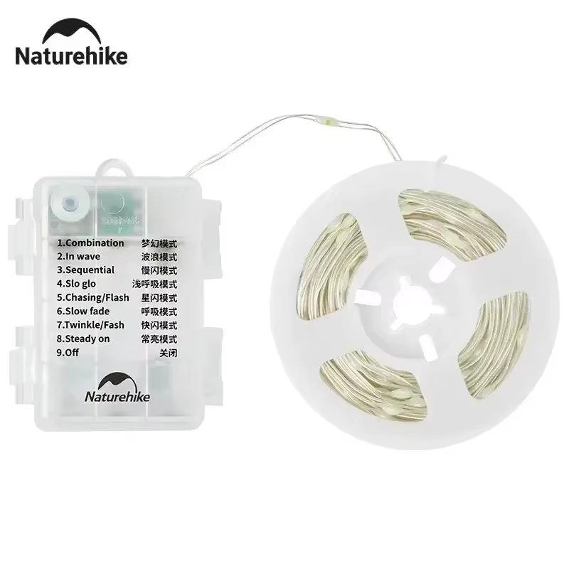 Lampe LED pour tente de camping Naturehike, lumière d'ambiance extérieure imperméable, lumière décor